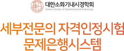 세부전문의자격시험 문제은행 시스템